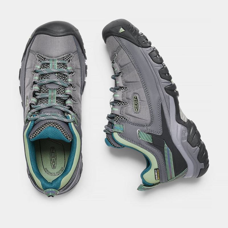 Keen Targhee Exp Waterproof Womens Hiking Shoes Grey Online NZ (4172-SBNUH)